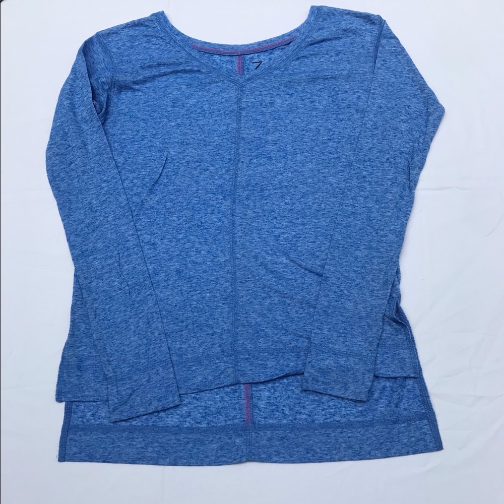 Blue Heather Women’s Athletic Long Sleeve Top